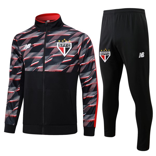 Chandal Sao Paulo 2024/25 Negro Rojo 3